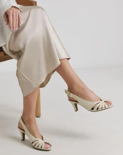 Lisbon Peep Toe Slingback Shoes Extra Wide EEE Fit