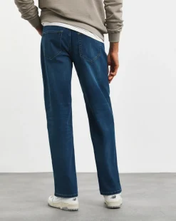 Loose Fit Stretch Jeans Mid Wash