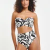 MAGISCULPT Twist Front Bandeau Underwired Bikini Top