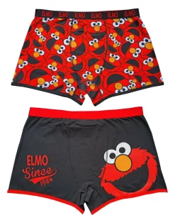 Mens 2pk Elmo Boxers
