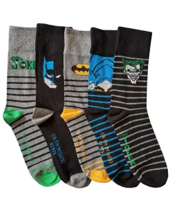 Mens 5pk Joker Sock
