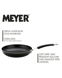 Meyer Aluminium Induction Twin Pack- 20/28cm Frying Pan