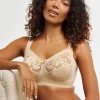 Miss Mary of Sweden Lovely Lace Non Wired Support Bra Skin