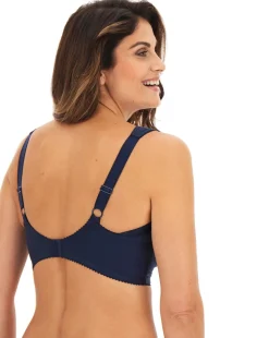 Miss Mary of Sweden Lovely Lace Support Non Wired Bra Dark Blue