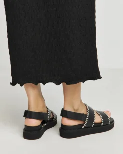 Misty Chunky Leather Sandals Extra Wide EEE Fit