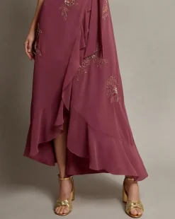 Monsoon Ausha Maxi Wrap Dress