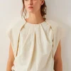 Monsoon Dorit Bubble Hem Top