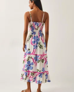 Monsoon Fiona Floral Bandeau Midi Dress