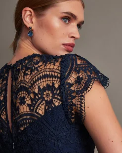 Monsoon Monica Lace Midi Dress