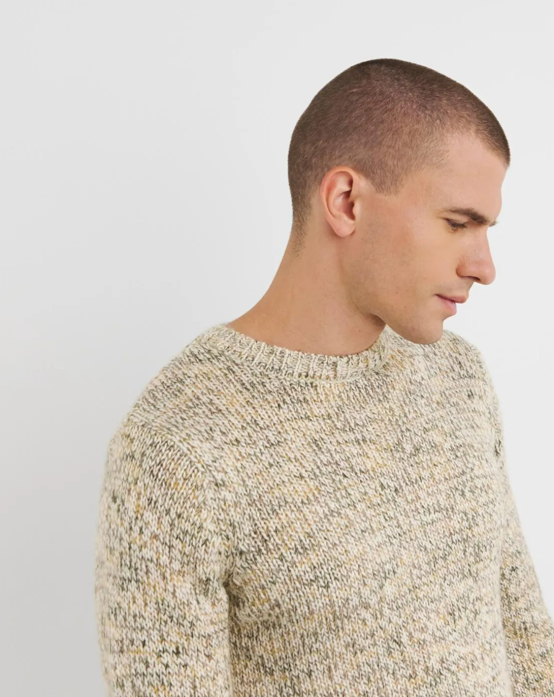 Multi Twist Wool Jumper