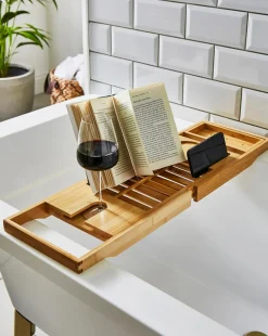 Natural Bamboo Bath Caddy