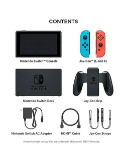 Nintendo Switch Console - Neon Red/Neon Blue