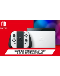 Nintendo Switch OLED Console - White
