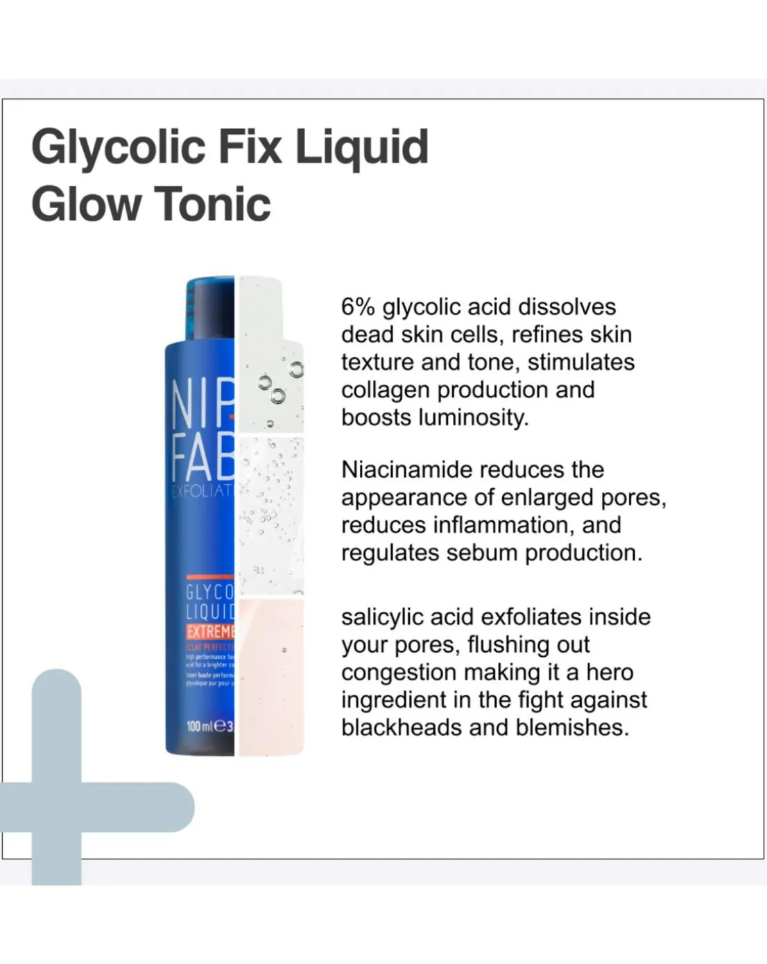 NIP+FAB Glycolic Glow Tonic 6% - 100ml