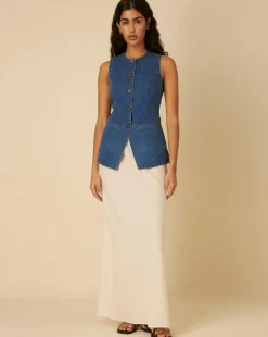 Nobody's Child Denim Wade Waistcoat