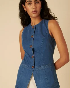 Nobody's Child Denim Wade Waistcoat