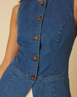 Nobody's Child Denim Wade Waistcoat