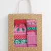 Novelty Fairisle Hat & Glove Gift Set