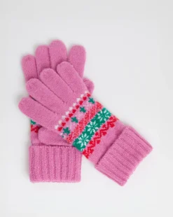 Novelty Fairisle Hat & Glove Gift Set