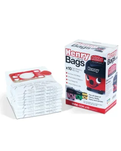Numatic NVM-1CH Henry Genuine Pack of 10 Hepa Dustbags