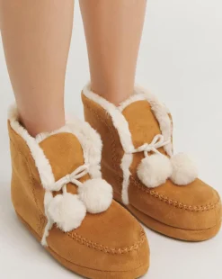 Ola Scandi Slipper Boots Wide E Fit