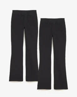 2Pack Black/Black Bootcut Jeggings