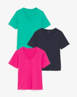 3 Pack V-Neck T-Shirts