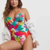 Padded Underwired Plunge Swimsuit