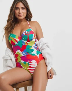 Padded Underwired Plunge Swimsuit