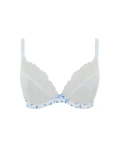Panache Cherie Demi Wired Bra White Vintage Floral