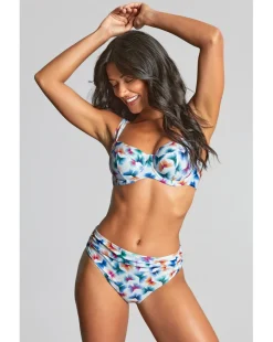 Panache Midi Bikini Bottom Flutter Print