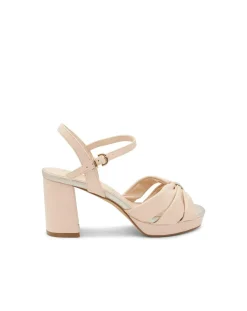 Paradox London Nerita Wide Fit Nude Heels