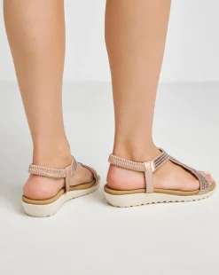 Peace Diamante Comfort Sandal Extra Wide EEE Fit