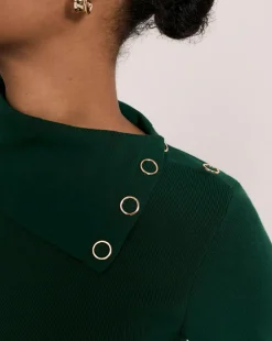 Phase Eight Popper Collar Top