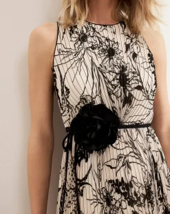 Phase Eight Sandra Printed Pleat Midi Dress