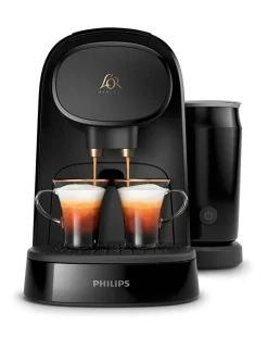 Philips LM8014/60 L'OR Barista Deep Black Coffee Machine with Milk Frother