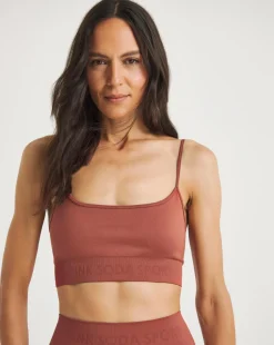 Pink Soda Logo Seamless Bra