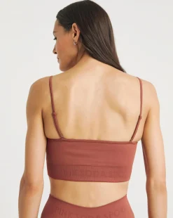 Pink Soda Logo Seamless Bra