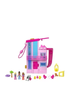 Polly Pocket Barbie Dreamhouse Compact Dollhouse Playset