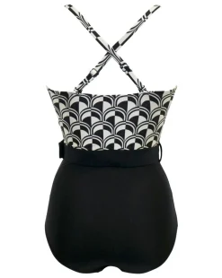 Pour Moi Casablanca Tummy Control Strapless Belted Swimsuit Mono