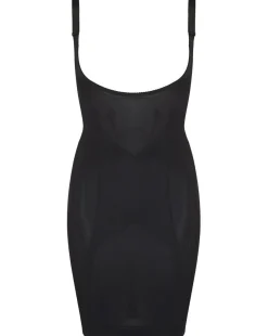 Pour Moi Hourglass Firm Control Wear Your Own Bra Slip Black