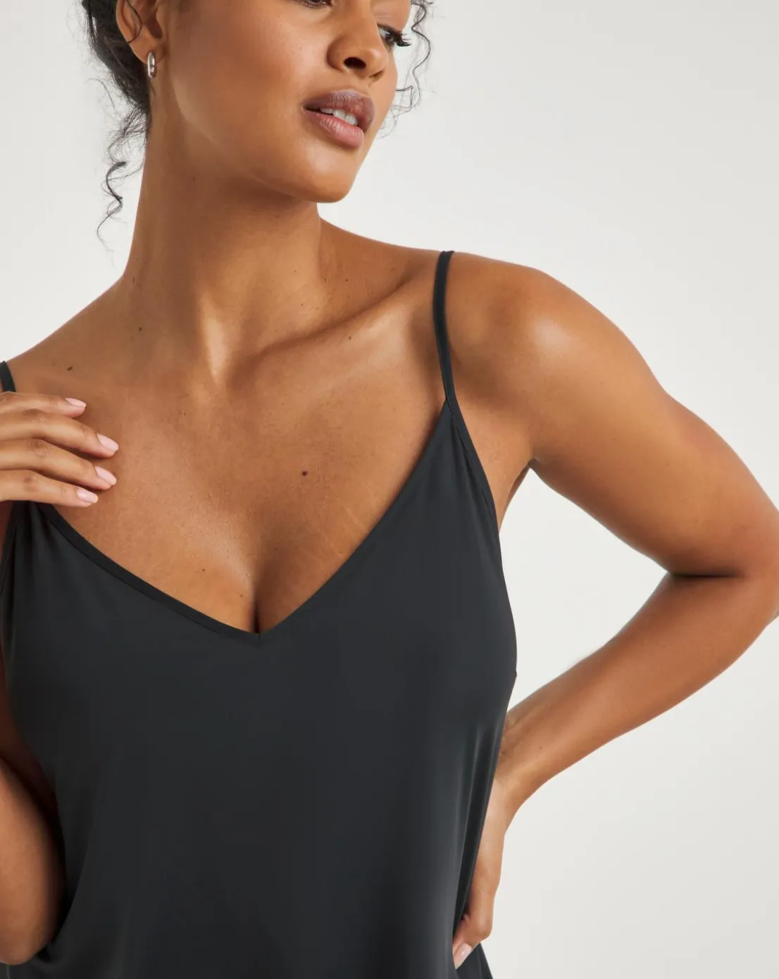 Pretty Secrets 2 Pack Full Slips Length 36in - Black/Almond