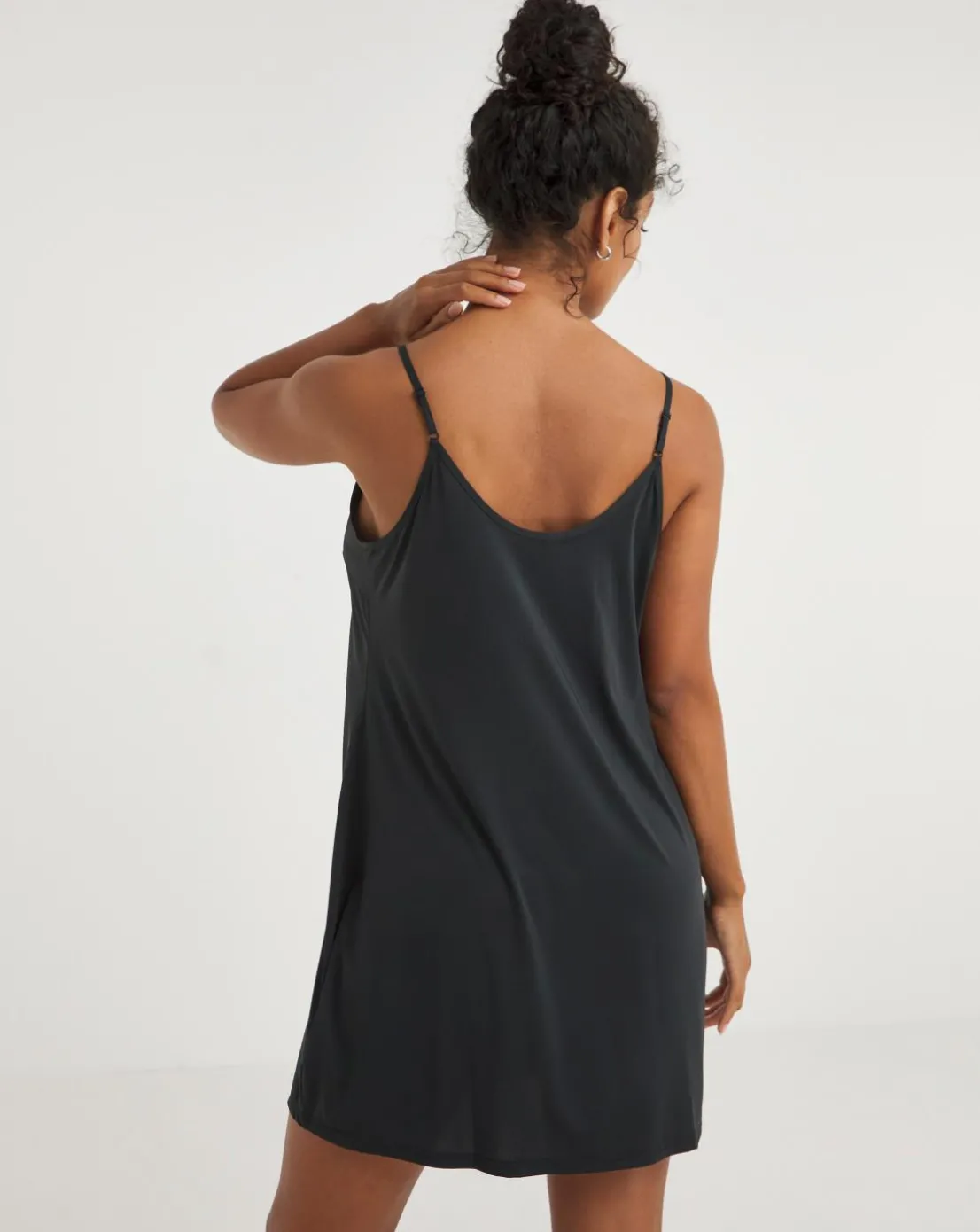 Pretty Secrets 2 Pack Full Slips Length 36in - Black/Almond