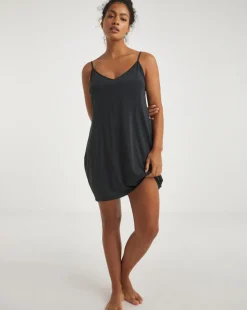 Pretty Secrets 2 Pack Full Slips Length 36in - Black/Almond