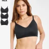 Pretty Secrets 3 Pack New Claire Micro Moulded Full Cup Non Wired Bras B-E