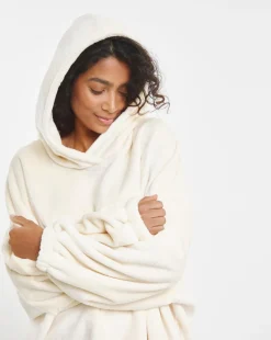 Pretty Secrets Bell Sleeve Fleece Lined Lounge Hoodie