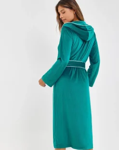 Pretty Secrets Velour Ribbed Maxi Gown