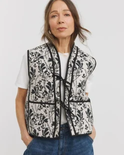 Printed Quilt Gilet
