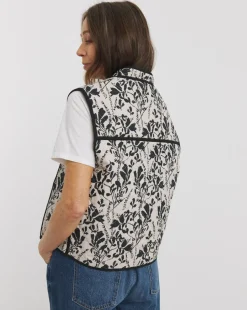 Printed Quilt Gilet
