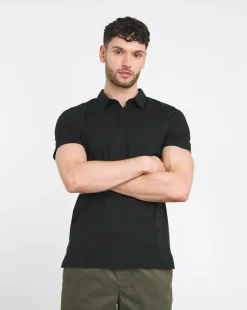 Pure Cotton Jersey Polo Long